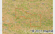 Satellite Map of ZIP code 79009