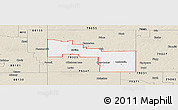 Classic Style Panoramic Map of ZIP code 79009