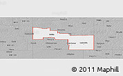 Gray Panoramic Map of ZIP code 79009