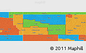 Political Panoramic Map of ZIP code 79009