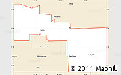 Classic Style Simple Map of ZIP code 79009