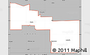 Gray Simple Map of ZIP code 79009