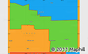 Political Simple Map of ZIP code 79009