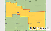 Savanna Style Simple Map of ZIP code 79009