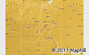Physical Map of ZIP code 79101