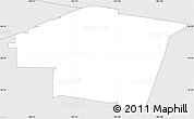 Silver Style Simple Map of ZIP code 79101