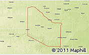 Physical 3D Map of ZIP code 79252