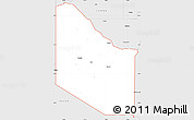 Silver Style Simple Map of ZIP code 79252