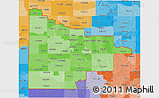 Political Shades 3D Map of ZIP codes starting with 793