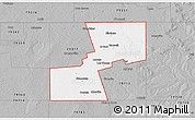Gray 3D Map of ZIP code 79331