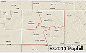 Shaded Relief 3D Map of ZIP code 79331