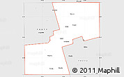 Silver Style Simple Map of ZIP code 79331