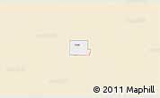 Classic Style 3D Map of ZIP code 79342, single color outside
