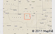 Shaded Relief Map of ZIP code 79342