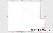 Silver Style Simple Map of ZIP code 79342