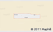 Classic Style 3D Map of ZIP code 79351, single color outside