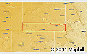 Physical 3D Map of ZIP code 79351