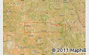 Satellite Map of ZIP code 79351