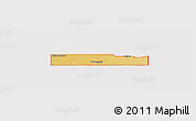 Physical Panoramic Map of ZIP code 79351, cropped outside