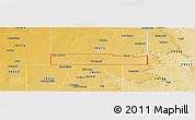 Physical Panoramic Map of ZIP code 79351