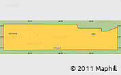 Savanna Style Simple Map of ZIP code 79351, cropped outside