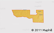 Physical 3D Map of ZIP code 79359, cropped outside