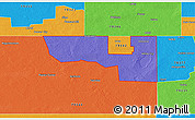 Political 3D Map of ZIP code 79359