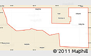 Classic Style Simple Map of ZIP code 79359