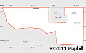 Silver Style Simple Map of ZIP code 79359