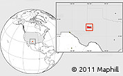 Blank Location Map of ZIP code 79360, highlighted country, highlighted county