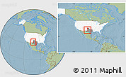 Savanna Style Location Map of ZIP code 79360, highlighted country, highlighted state, within the entire country, hill shading