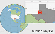 Savanna Style Location Map of ZIP code 79360, highlighted country, highlighted state