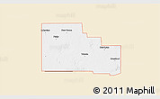 Classic Style 3D Map of ZIP code 79373, single color outside