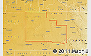 Physical Map of ZIP code 79373