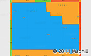 Political Simple Map of ZIP code 79373