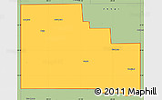 Savanna Style Simple Map of ZIP code 79373