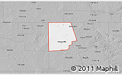 Gray 3D Map of ZIP code 79377