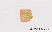 Satellite 3D Map of ZIP code 79377, cropped outside