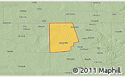 Savanna Style 3D Map of ZIP code 79377