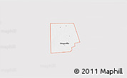 Silver Style 3D Map of ZIP code 79377, single color outside