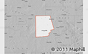 Gray Map of ZIP code 79377