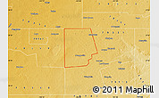 Physical Map of ZIP code 79377