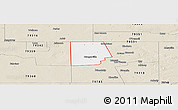 Classic Style Panoramic Map of ZIP code 79377