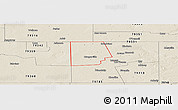 Shaded Relief Panoramic Map of ZIP code 79377