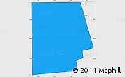 Political Simple Map of ZIP code 79377, single color outside, borders and labels