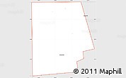 Silver Style Simple Map of ZIP code 79377