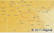 Physical 3D Map of ZIP code 79381