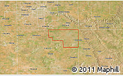Satellite 3D Map of ZIP code 79381