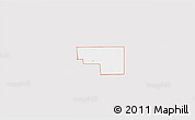 Silver Style 3D Map of ZIP code 79381, single color outside