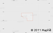 Silver Style Map of ZIP code 79381, single color outside